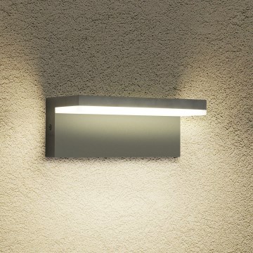 Brilagi - LED Venkovní nástěnné svítidlo TESSI LED/10W/230V antracit IP54