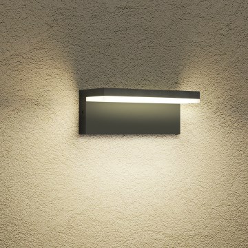 Brilagi - LED Venkovní nástěnné svítidlo TESSI LED/10W/230V černá IP54