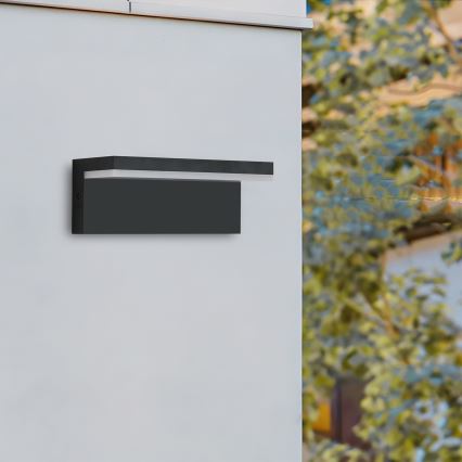 Brilagi - LED Venkovní nástěnné svítidlo TESSI LED/10W/230V černá IP54