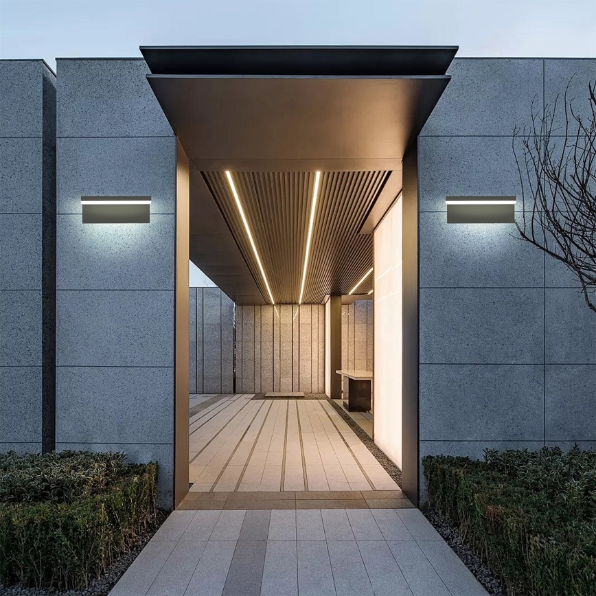 Brilagi - LED Venkovní nástěnné svítidlo TESSI LED/10W/230V černá IP54