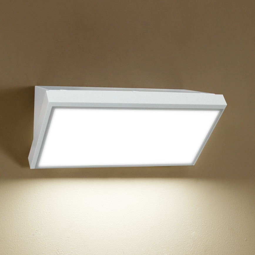 Brilagi - LED Venkovní nástěnné svítidlo TRIANGLE LED/20W/230V bílá IP65