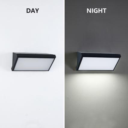 Brilagi - LED Venkovní nástěnné svítidlo TRIANGLE LED/20W/230V 3000/4000/6500K černá IP65