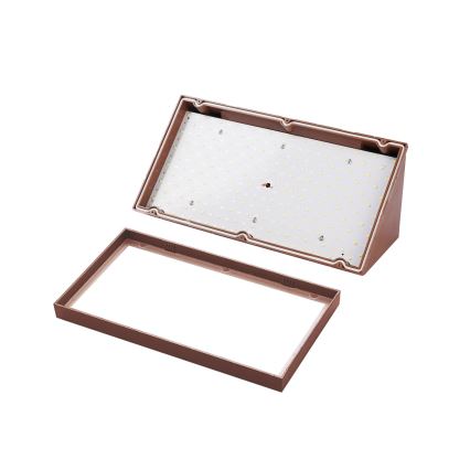 Brilagi - LED Venkovní nástěnné svítidlo TRIANGLE LED/20W/230V 3000/4000/6500K hnědá IP65