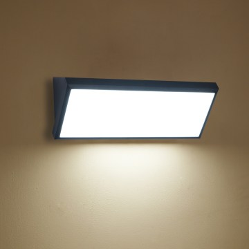 Brilagi - LED Venkovní nástěnné svítidlo TRIANGLE LED/42W/230V 3000/4000/6500K černá IP65
