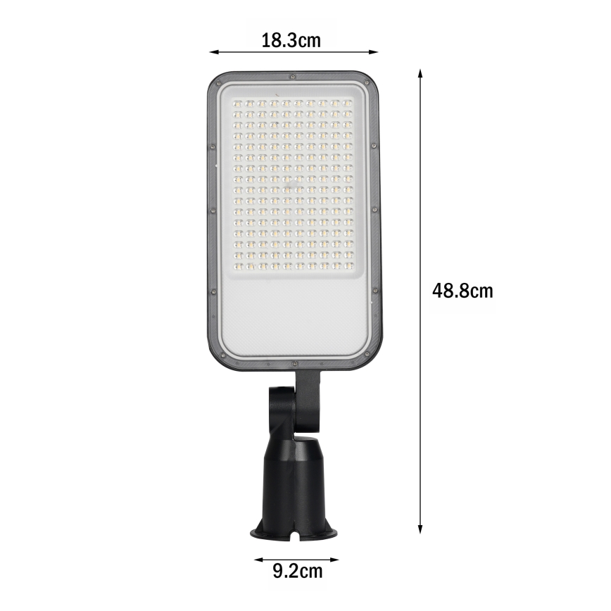 Brilagi - LED Venkovní pouliční lampa s kloubem URBANLIGHT LED/100W/230V černá IP65