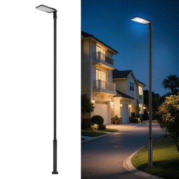 Brilagi - LED Venkovní pouliční lampa se sloupem a kloubem 5 m URBANLIGHT LED/200W/230V černá IP65