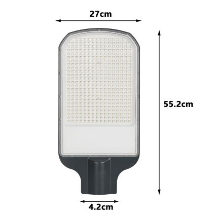 Brilagi - LED Venkovní pouliční lampa URBANLIGHT LED/200W/230V antracit IP65