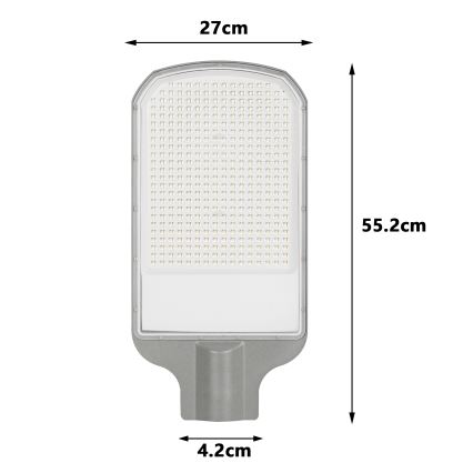 Brilagi - LED Venkovní pouliční lampa URBANLIGHT LED/200W/230V šedá IP65