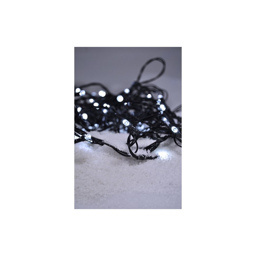 Brilagi - LED Venkovní  řetěz 100xLED/8 funkcí 13 m IP44 studená bílá