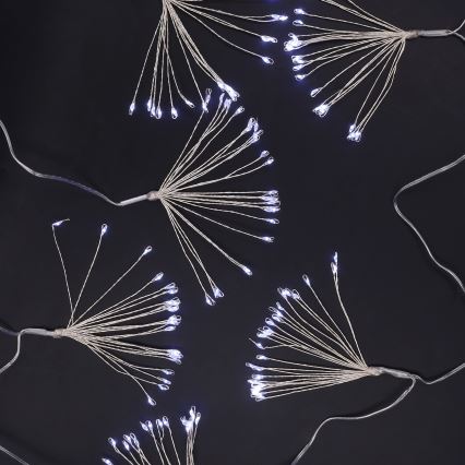 Brilagi - LED Venkovní  řetěz 150xLED 5m IP44 studená bílá ohňostroj