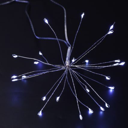 Brilagi - LED Venkovní  řetěz 150xLED 5m IP44 studená bílá ohňostroj