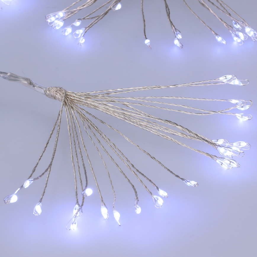 Brilagi - LED Venkovní  řetěz 150xLED 5m IP44 studená bílá ohňostroj