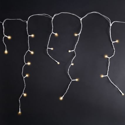 Brilagi - LED Venkovní  řetěz 200xLED/8 funkcí 13m IP44 teplá bílá rampouchy