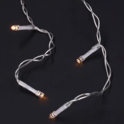 Brilagi - LED Venkovní  řetěz 200xLED/8 funkcí 13m IP44 teplá bílá rampouchy