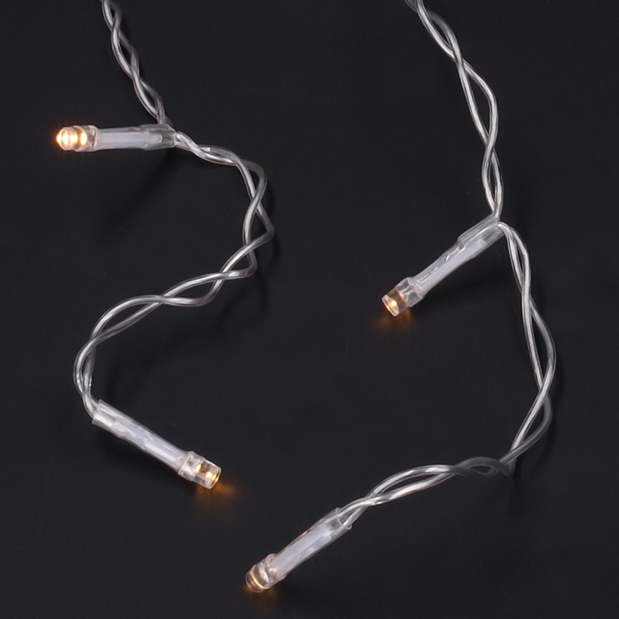 Brilagi - LED Venkovní  řetěz 200xLED/8 funkcí 13m IP44 teplá bílá rampouchy