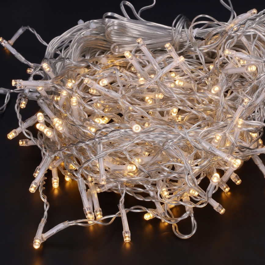 Brilagi - LED Venkovní  řetěz 200xLED/8 funkcí 13m IP44 teplá bílá rampouchy