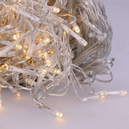 Brilagi - LED Venkovní  řetěz 200xLED/8 funkcí 13m IP44 teplá bílá rampouchy