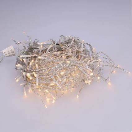 Brilagi - LED Venkovní  řetěz 200xLED/8 funkcí 13m IP44 teplá bílá rampouchy