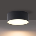 BRILAGI - LED Venkovní stropní svítidlo FORIS LED/14W/230V pr. 12 cm černá IP44