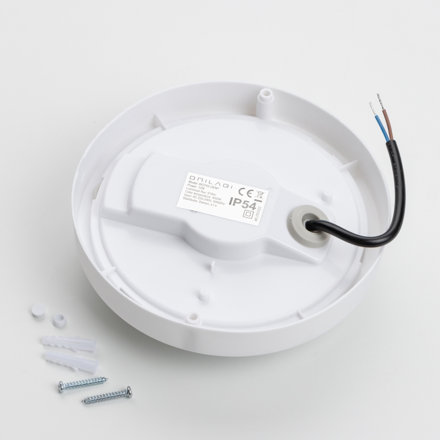 Brilagi - LED Venkovní stropní svítidlo LED/13W/230V pr. 17 cm IP54