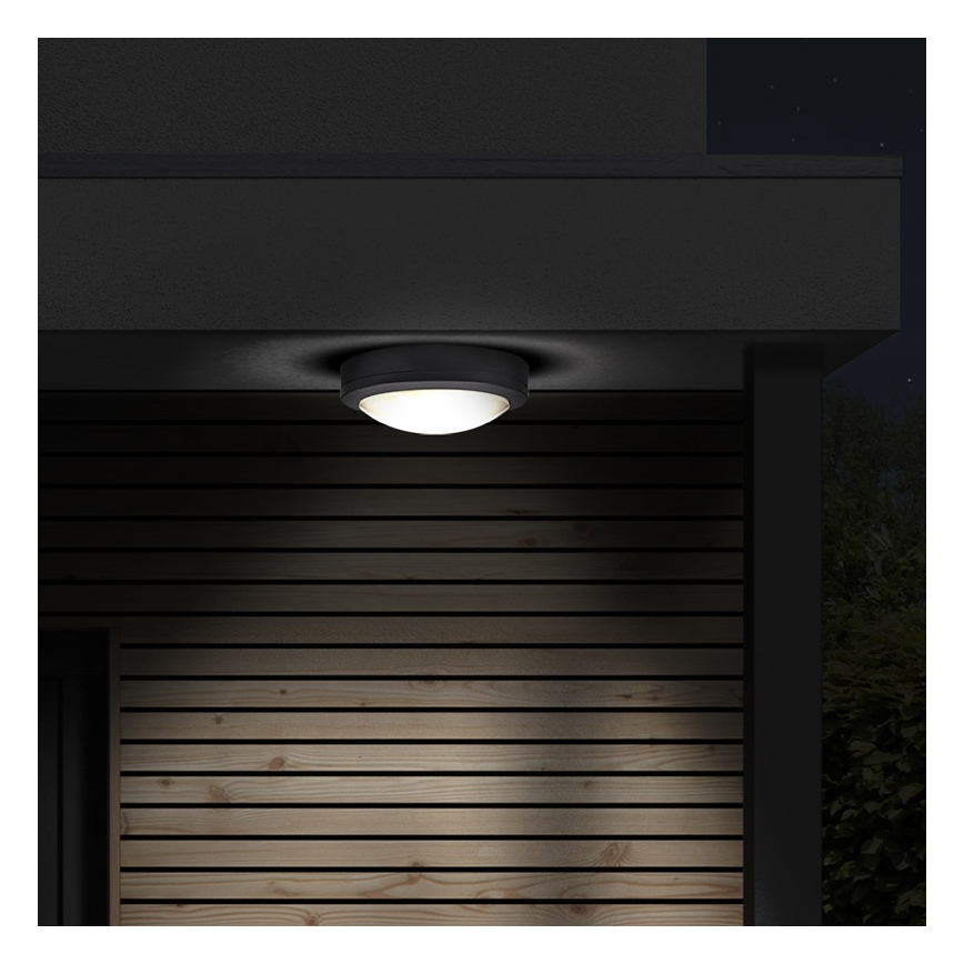 Brilagi - LED Venkovní stropní svítidlo LED/20W/230V pr. 23 cm IP54 antracit