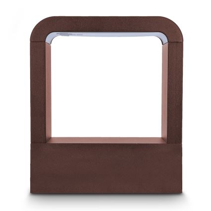 Brilagi - LED Venkovní nástěnné svítidlo BARI LED/7W/230V 3000/4000/6000K hnědá IP54