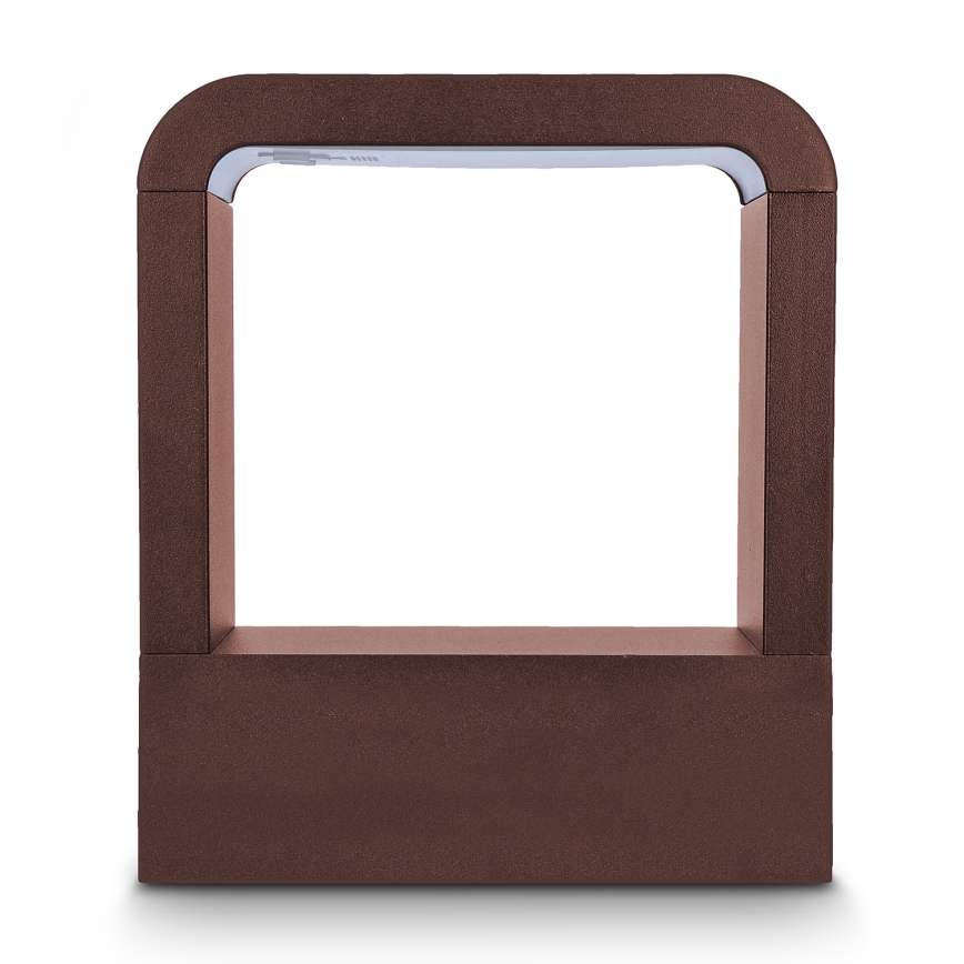 Brilagi - LED Venkovní nástěnné svítidlo BARI LED/7W/230V 3000/4000/6000K hnědá IP54