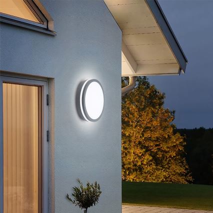 Brilagi - LED Venkovní svítidlo BENE LED/24W/230V pr. 26 cm antracit IP54