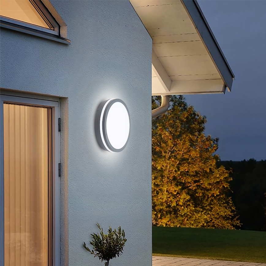 Brilagi - LED Venkovní svítidlo BENE LED/24W/230V pr. 26 cm antracit IP54