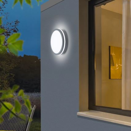 Brilagi - LED Venkovní svítidlo BENE LED/24W/230V pr. 26 cm antracit IP54