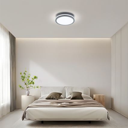 Brilagi - LED Venkovní svítidlo BENE LED/24W/230V pr. 26 cm antracit IP54