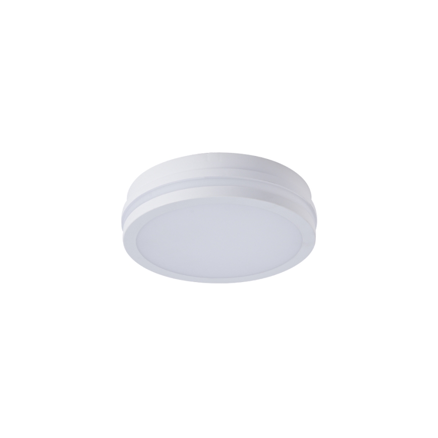 Brilagi - LED Venkovní stropní svítidlo se senzorem BENE LED/18W/230V pr. 21,5 cm bílá IP54