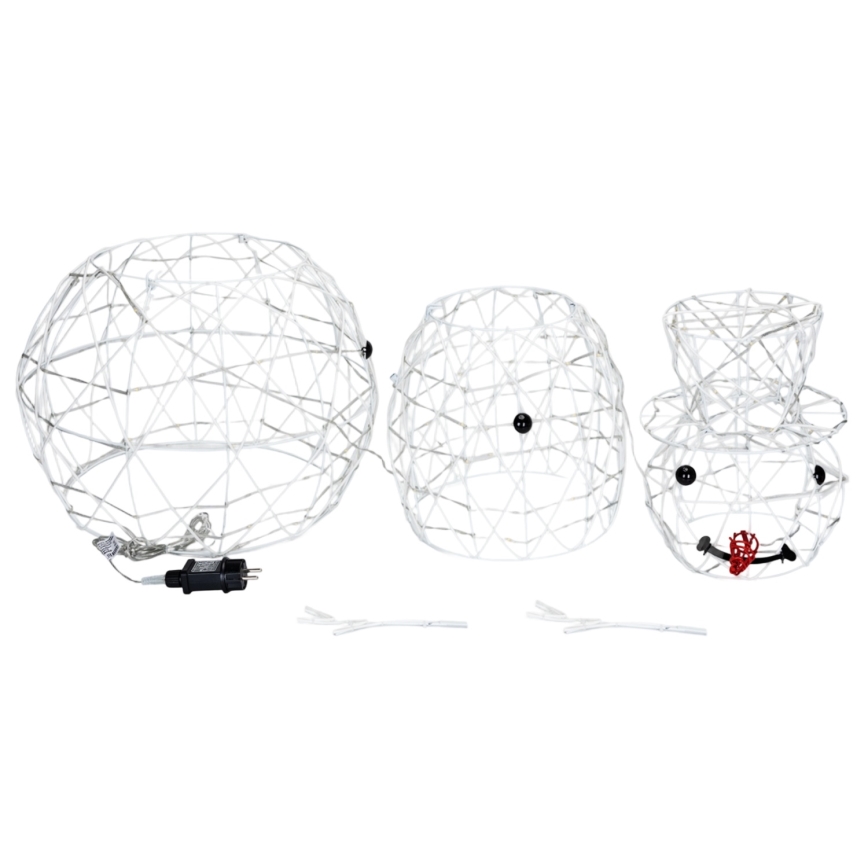 Brilagi - LED Venkovní vánoční dekorace 3,6W/31/230V 2700K 120 cm IP44 sněhulák