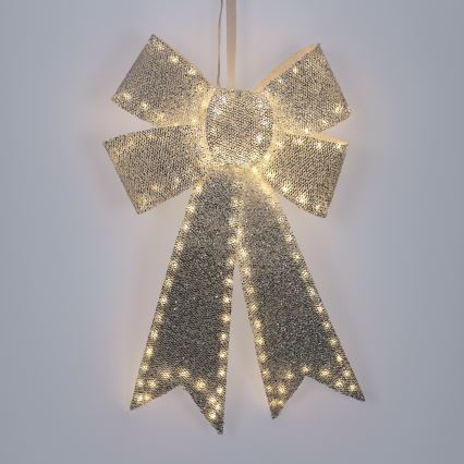 BRILAGI - LED Venkovní vánoční dekorace LED/3,3W/230V IP44 mašle stříbrná