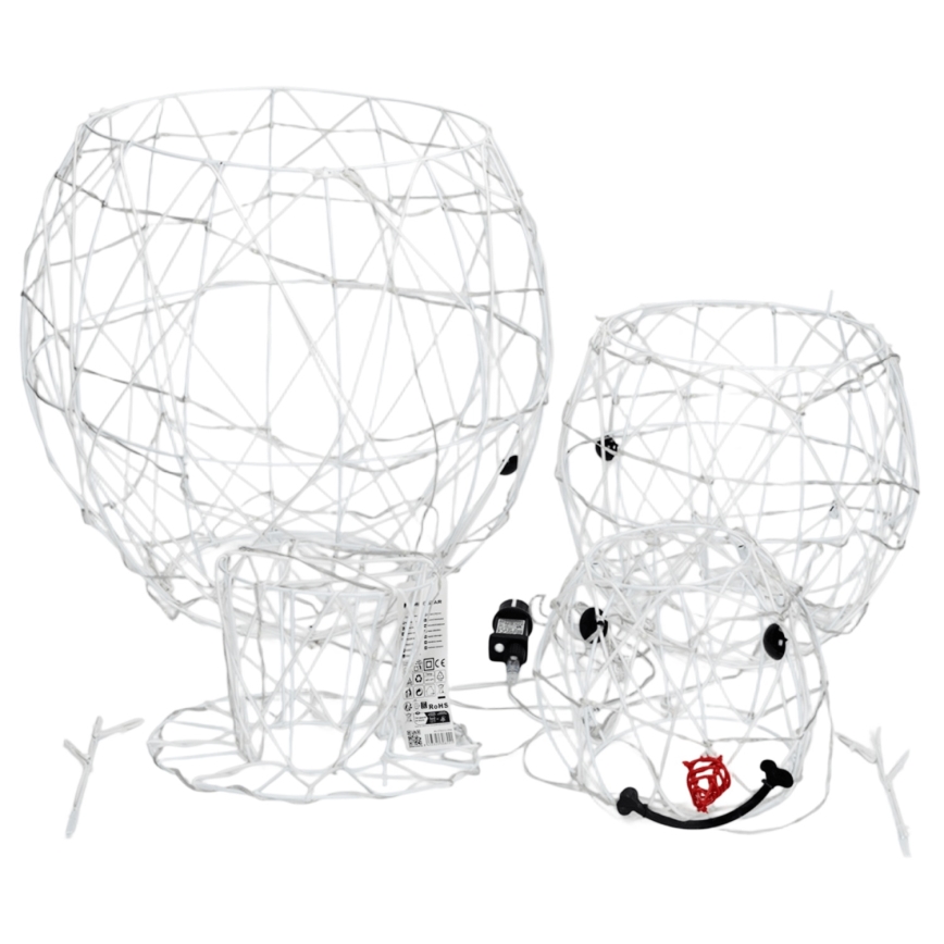 Brilagi - LED Venkovní vánoční dekorace LED/3,6W/31/230V 2700K 60 cm IP44 sněhulák