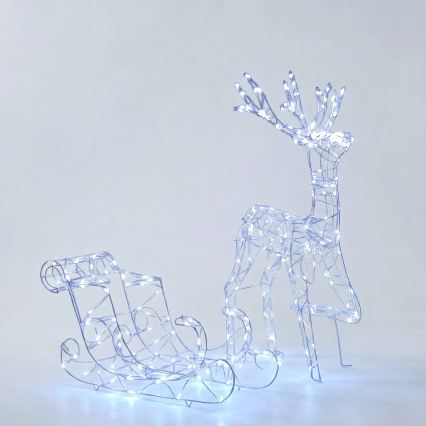 BRILAGI - LED Venkovní vánoční dekorace LED/3,6W/8 funkcí 100 cm IP44 studená bílá