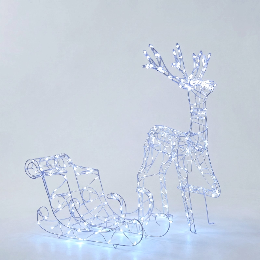 BRILAGI - LED Venkovní vánoční dekorace LED/3,6W/8 funkcí 100 cm IP44 studená bílá