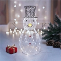 BRILAGI - LED Venkovní vánoční dekorace LED/3,6W/8 funkcí 60 cm IP44 sněhulák studená bílá