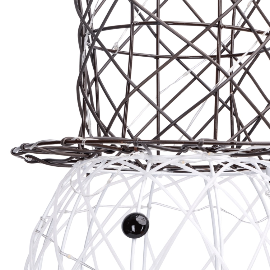 BRILAGI - LED Venkovní vánoční dekorace LED/3,6W/8 funkcí 60 cm IP44 sněhulák studená bílá