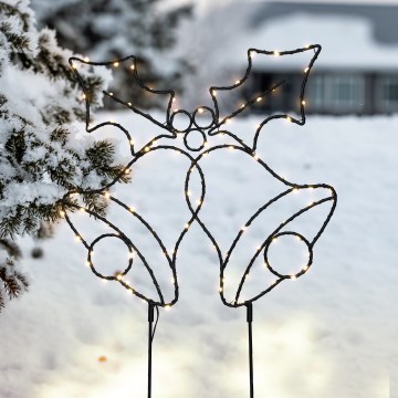Brilagi - LED Venkovní vánoční dekorace LED/3xAA IP44 55x32 cm zvonečky