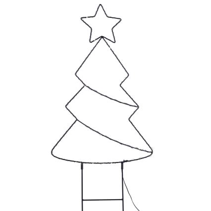 Brilagi - LED Venkovní vánoční dekorace LED/3xAA IP44 68x29 cm stromek