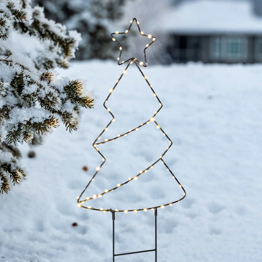 Brilagi - LED Venkovní vánoční dekorace LED/3xAA IP44 stromek