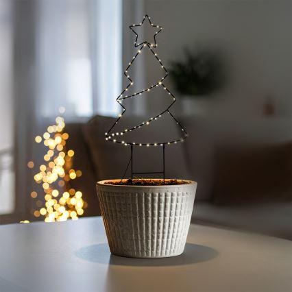Brilagi - LED Venkovní vánoční dekorace LED/3xAA IP44 stromek