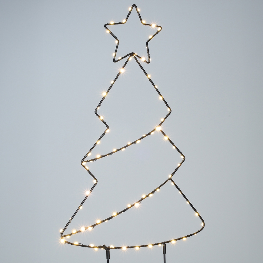 Brilagi - LED Venkovní vánoční dekorace LED/3xAA IP44 stromek