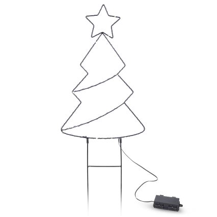 Brilagi - LED Venkovní vánoční dekorace LED/3xAA IP44 stromek
