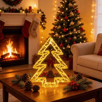 BRILAGI - LED Venkovní vánoční dekorace LED/6W/8 funkcí 43 cm IP44 strom teplá bílá