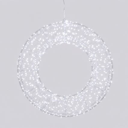 BRILAGI - LED Venkovní vánoční dekorace LED/6W/8 funkcí 43 cm IP44 kruh studená bílá
