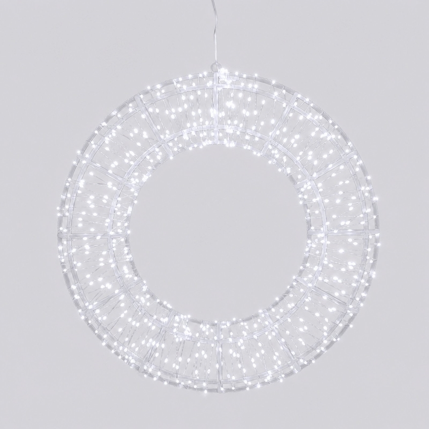 BRILAGI - LED Venkovní vánoční dekorace LED/6W/8 funkcí 43 cm IP44 kruh studená bílá