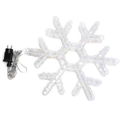 BRILAGI - LED Venkovní vánoční dekorace LED/6W/8 funkcí 43 cm IP44 vločka teplá bílá