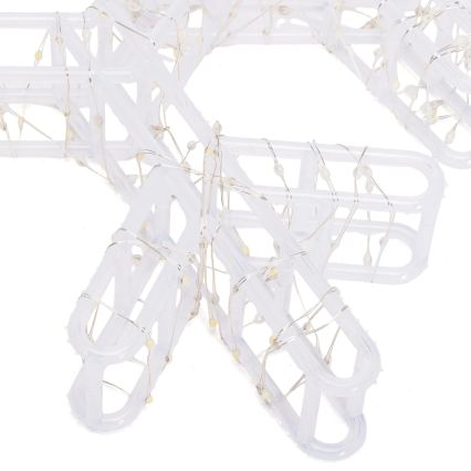 BRILAGI - LED Venkovní vánoční dekorace LED/6W/8 funkcí 43 cm IP44 vločka teplá bílá